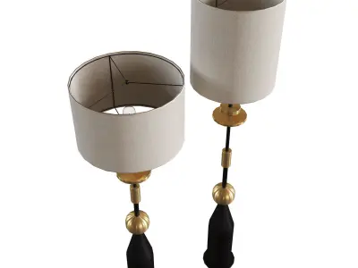 Roche Bobois Hannibal Floor Lamp 3D model