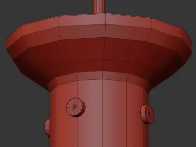 HEALY light mini pendant in smoked glass 3D model