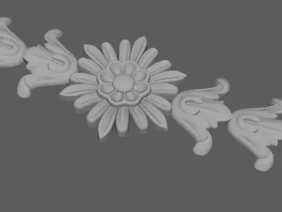 dekor flower 3D model