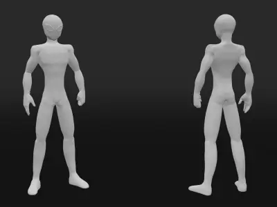 Spectacular Spider - Man Into The Spider Verse Low-poly 3D model