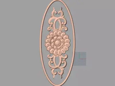 Woodworking CNC Router 3D Relief STL models used for artcam E423 3D model