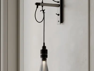 HOOKED wall light NUDE STONE from Buster and Punch 3D model