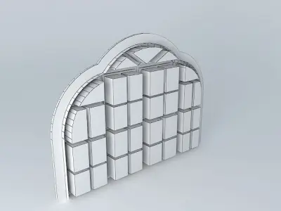 Door and window Free 3D model