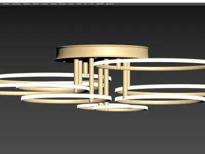 Chandelier 3D model 22