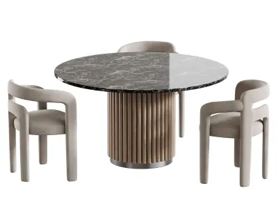 Dining table HAMBURG 3D model
