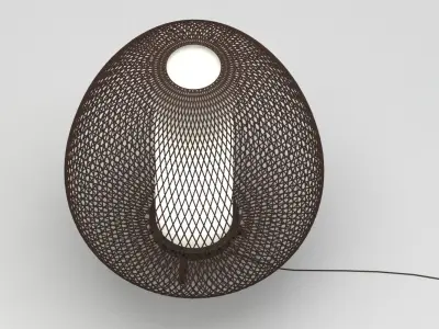 Twiggy egg lamp 3D model