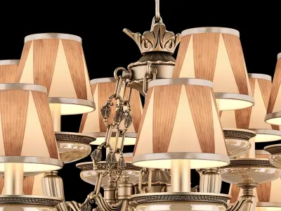 MD 89370-12-6-3 Osgona Chandelier 3D model