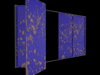 Factory Door 3D model