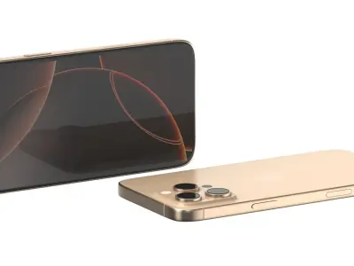 Apple iphone 16 pro max Desert 3D model