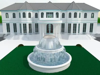Statley Mansion 3D model