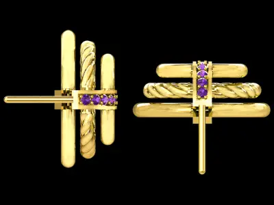 Luxe Orbit Earrings  3D print model