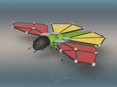 Butterfly Robot 3D model