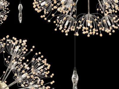 pendant light  Low-poly 3D model