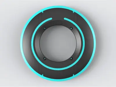 Identity disk from the movie Tron Legacy 2010 3D print model