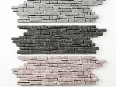 Paving brick smooth 3D model