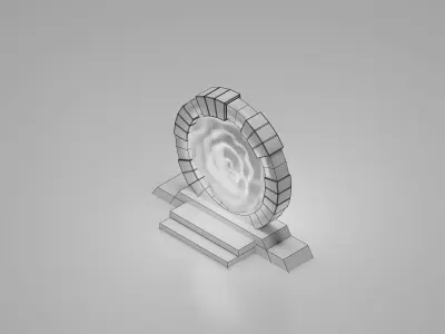 Dimension portal set 3D model