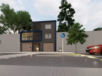 contemporary villa  3D model