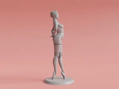 Ballerina Twins Robots 3D print model