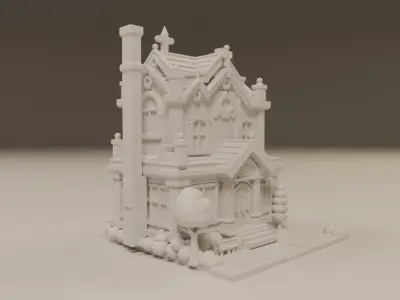 house model 3D print model purchase