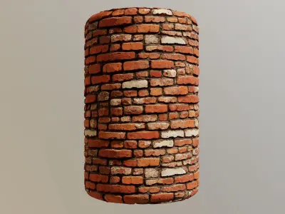 Old Brick Wall PBR Texture 05 Texture