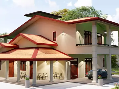 Resident building 8 3D model