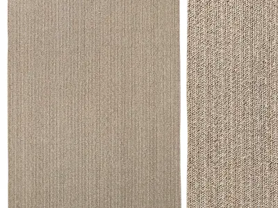 VAHAR JUTE RUG 3D model