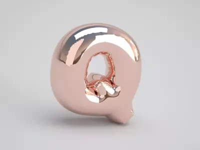 Q Balloon Copper 3D model