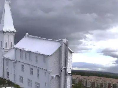 Medieval High fantasy Houses 3D model