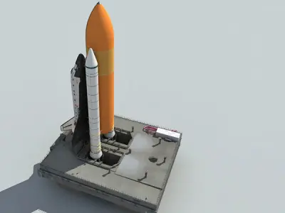 NASA Shuttle Launch Pad 3D model