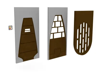 Rancor Keeper Door 1-18 scale Kenner Hasbro 3D print model