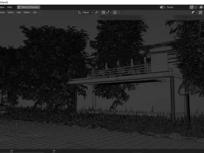 BUS STAND  3D model purchase