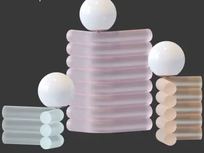 Elio Lamp set 3D model