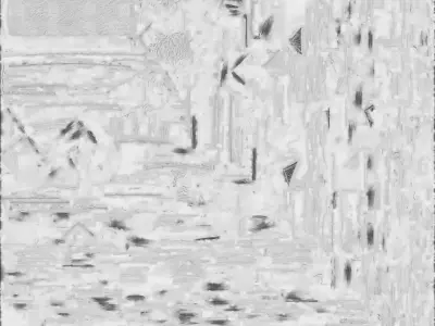 Ruined Ancient Asian Temple 3D Model - Abandoned Pavilion Low-poly 3D model