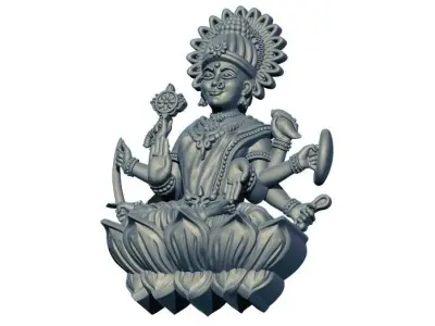 Laxmi Ji 3D Model - 1 3D print model