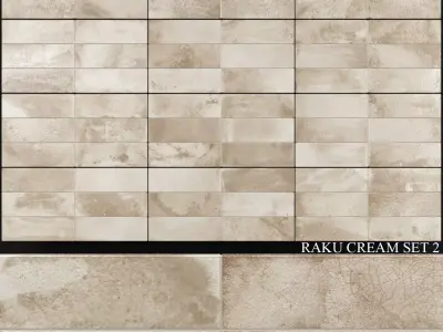 Peronda FS Raku Cream Set 2 3D model