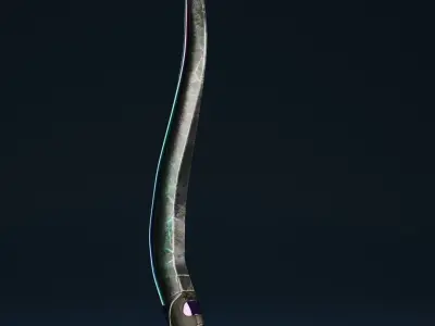 Sci-Fi Sword Low-poly 3D model purchase