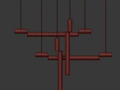 SVL Signal Pendant light 3D model