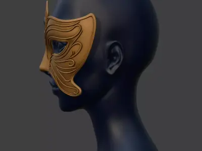 ORNATE EYES MASK 3D print model