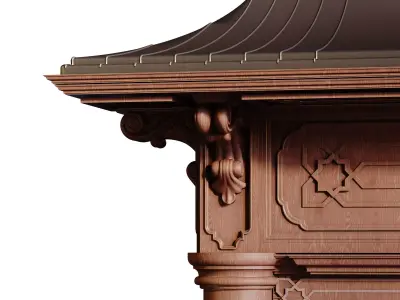 morrocon arch 938 Low-poly 3D model