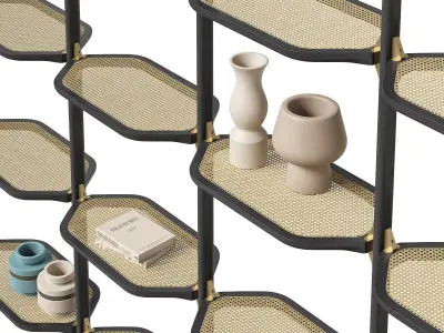 Baxter Libelle bookcase 3D model