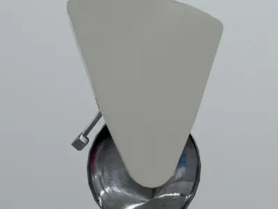 Door Bell Low-poly 3D model