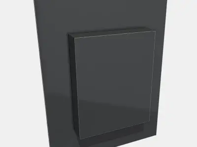 Security Keypad Low-poly 3D model