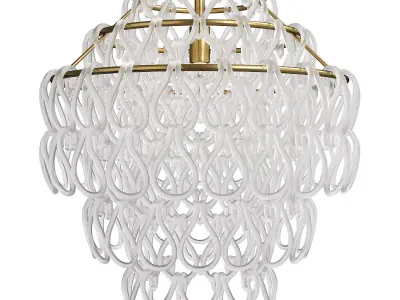 Noir Dolce Vita Chandelier Low-poly 3D model