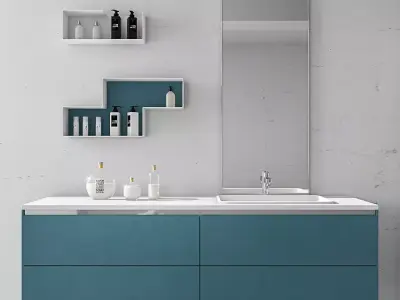 Bathroom furniture set Arcom eGo 2  3D model