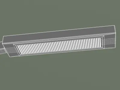 Modern Street Lamp Low-poly 3D model