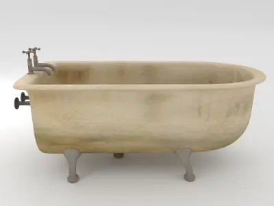 Dirty Bath 3D model
