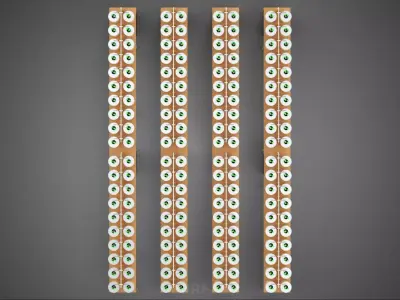 ILLUSTRATION VISUALIZATION DUTCH BUCKET HYDROPONIC SYSTEM TRAY 3D model