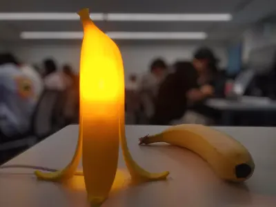 Banana Lamp B 3D print model