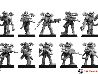 Universal Guard - Heavy Drop Infantry 3D print model