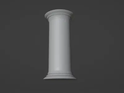 Capsule  Low-poly 3D model